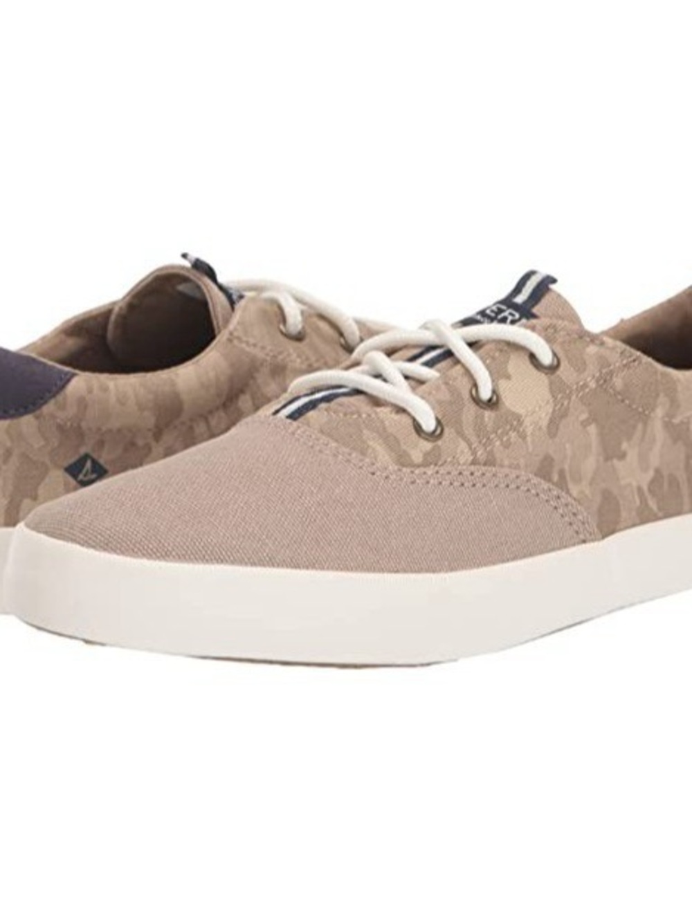 Sperry Kids Tan Camo Low-Top Sneakers